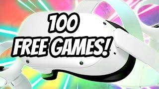 Enjoy 100 FREE GAMES on the QUEST 2 3 & PRO