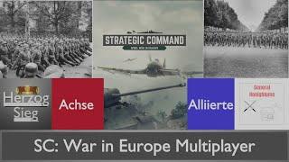 Let´s Play Strategic Command WW2 Ware in Europe MP Herzog Sieg #22