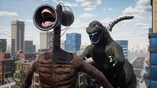 Siren Head vs Godzilla  Animation Horror Short Film