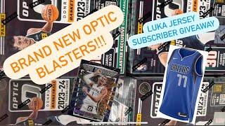 1st LOOK AT OPTIC DONRUSS BASKETBALL 2023-24 NBA Blaster Review Luka Jersey Giveaway