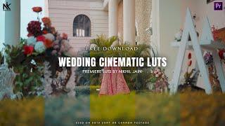 5 FREE Wedding Color Luts  Wedding Cinematic Luts  Presets  Wedding Color Grading Premiere Pro