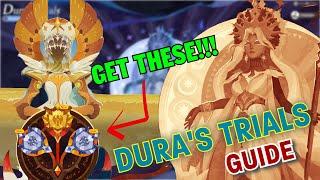 DURAs TRIALS EXPLAINED How To Get MAGIC CHARMS  AFK Journey