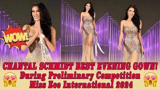 Wow Chantal Schmidt Winner Best Evening Gown Preliminary Miss Eco International 2024