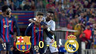 FC Barcelona vs Real Madrid 0-4 202223 CDR Semi Final FULL Match 1080i