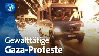 Berlin Aufruf zu Pro-Palästina-Protest führt zu Gewalt gegen Einsatzkräfte