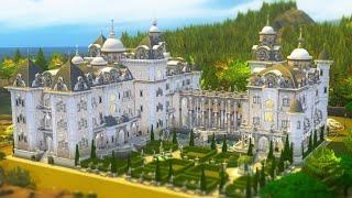 I built BEAUXBATONS Castle in The Sims 4 - #HarryPotterWorld