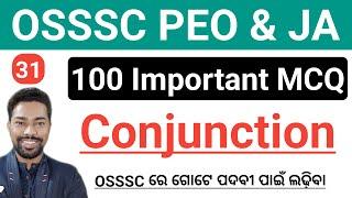100 Important MCQ  Conjunction  OSSSC PEO & JA  English Class  By Sunil Sir