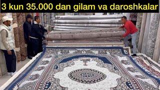 Toshkent Masjid abusaxiy 35.000 dan gilam narxlari 2023