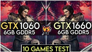 GTX 1060 6GB vs GTX 1660  Test In 10 Games  How Big Difference ?