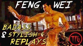 鉄拳 Tekken - Feng Wei  Badass & Stylish Replays Compilation + Fundamentals Lesson