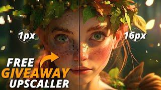 Most Affordable Ai Image  Video Upscaller  Free Giveaway