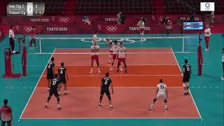 Poland vs Iran - JJOO Tokyo - Voleibol Masculino 2021