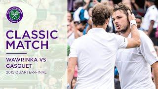 Stan Wawrinka vs Richard Gasquet  2015 Quarter-final Replayed