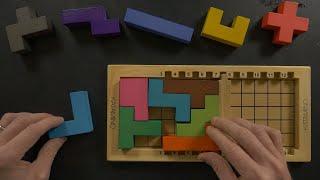 ASMR Katamino Part 1 Wooden Puzzle Solving