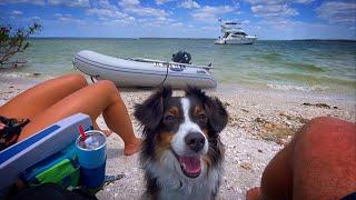 Windy Weekend Anchoring at Sanibel Causeway