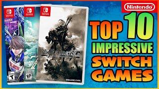 The 10 Most Impressive Nintendo Switch Games Of All Time