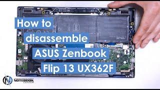 ASUS Zenbook Flip 13 UX362F - Disassembly and cleaning