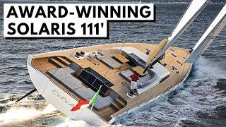 SOLARIS 111 CeFeA SuperYacht Tour Preisgekrönte Hochleistungs-Segelyacht aus Kohlefaser