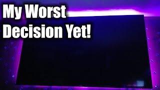 VLOG #3 My Worst Decision Yet  Future Plans Upload Schedule &  TV Mounting