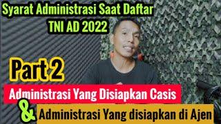 21 Macam Syarat Administrasi Pendaftaran TNI AD 2022 - Part 2