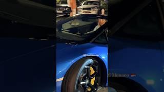 Monaco Millionaire with his wife Night Ride Lamborghini #rich #life #fyp