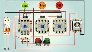 Auto Star Delta Starter Control Circuit   Electrical Control Wiring