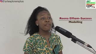 TUTORIAL SERIES @ ART EXPLORERS HOLIDAY CAMP 2021 Reena Effiom-Success - Modelling