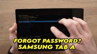 Samsung Galaxy Tab A How to Factory Reset if You Forgot the Password