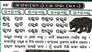 ଳ ଫଳା ଓ ଲ ଫଳା ପାଠ ପଢ଼ିବାodia barnabodha pathaodia matra sikshyabarnamalaodia alphabets