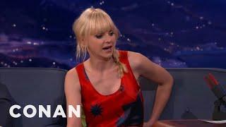 Anna Faris Made Out With Her TV Mom  CONAN on TBS