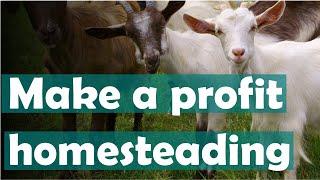 How to make money homesteading with these 5 animals Raising animals for profit.