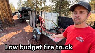 How to build a fire fighting rig on a budget