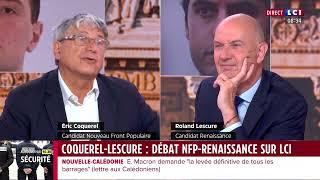 Eric Coquerel face à Roland Lescure sur LCI  industrie fiscalité des entreprises dette salaires