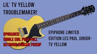 Epiphone Junior Model Limited Edition - LIL TV YELLOW TROUBLEMAKER