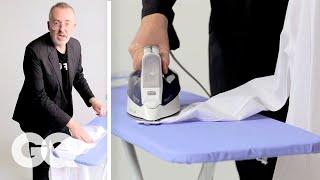 How to Iron a Dress Shirt in 90 Seconds  GQ