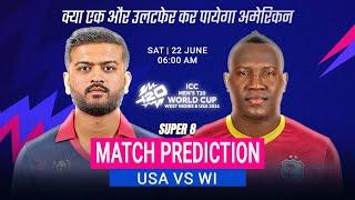 USA vs WI T20 World Cup 2024 46th Match Prediction United States vs West Indies Preview Playing