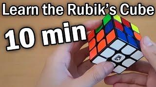 Learn How to Solve a Rubiks Cube in 10 Minutes Beginner Tutorial