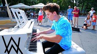 ON MY WAY - Alan Walker  STREET PIANO PERFORMANCE