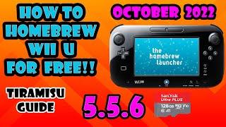 How to Homebrew Wii U 5.5.6 The Easy Way Tiramisu Guide WORKING MAY 2023