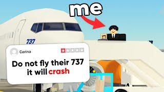 I Tried the WORST Airlines in PTFS.. Roblox