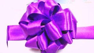 Как сделать ПОДАРОЧНЫЙ БАНТ  DIY Easy Gift Ribbon Bow   NataliDoma