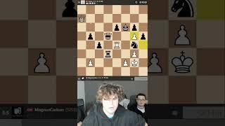 Magnus Showing his flagging skill #chess #shorts #magnus #carlsen