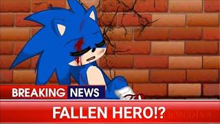 FALLEN HERO? Original Sonic Movie 2 Theory Gacha Club Fight Animation ️TW blood️  *read desc*