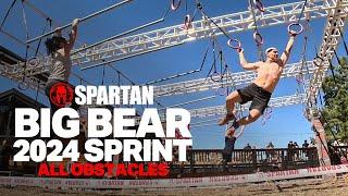 Spartan USNS Big Bear 2024 Sprint - All Obstacles NO MUSIC