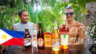 Foreigner reacts to EXTRA STRONG Filipino Alcohol