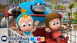 Baby Racer - ARPO The Robot  Kids Cartoons & Nursery Rhymes  Moonbug Kids