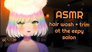 ASMR stylist gives you a hair wash  personal attention chatty roleplay  3DIObinaural