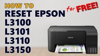 How to Reset Epson L3100  L3101  L3110  L3150