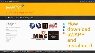 How to install bWAPP in windows  bWAPP  Pentest lab