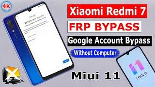 Redmi 7 FRP Bypass Without Pc  Rm Solution  Redmi 7 Miui 11 FRP Unlock & Google Account Bypass